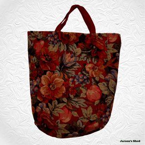 Floral Bag (Reusable grocery bag? Book bag?)